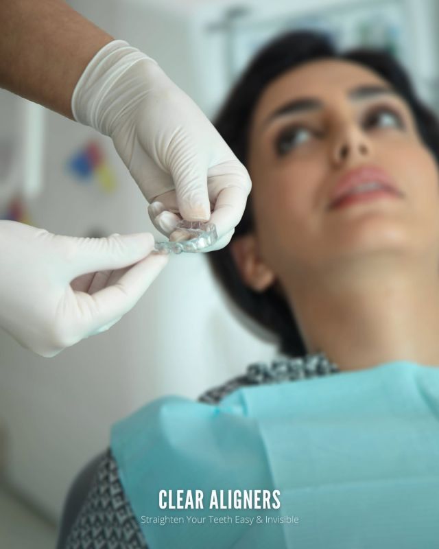 Clear Aligners: Progress you can’t see, high confidence & smile beauty everyone will notice.  تقويم الأسنان الشفاف: تقدم لا يمكنك رؤيته، وثقة عالية وابتسامة جميلة سوف يلاحظها الجميع.